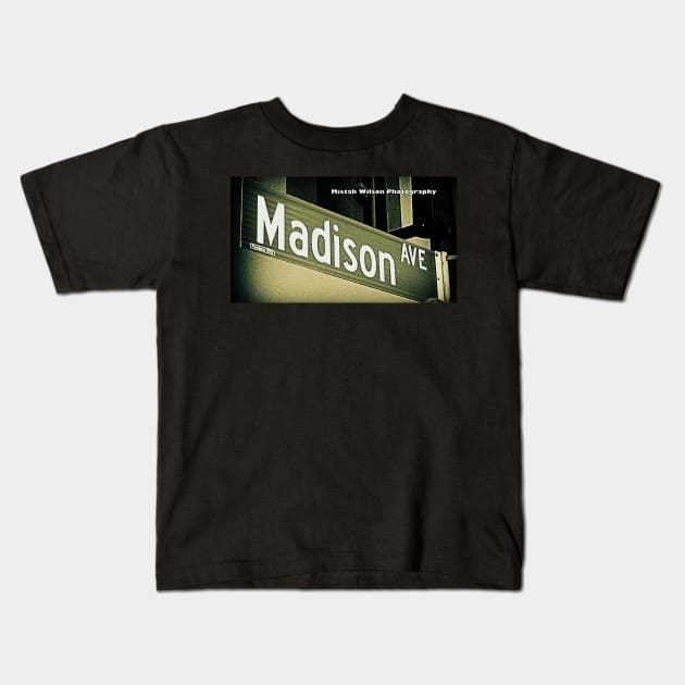 Madison Avenue, Pasadena, California by Mistah Wilson Kids T-Shirt by MistahWilson